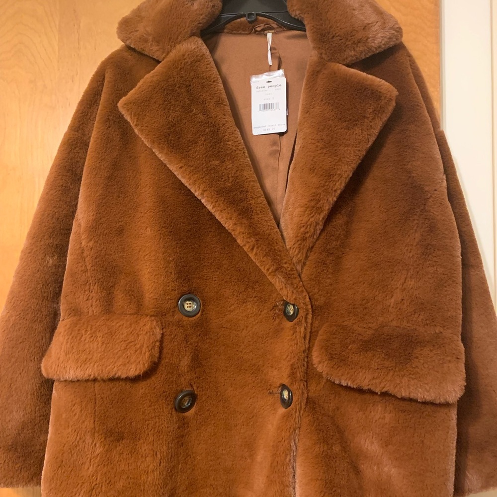 Free People Faux Fur Jacket